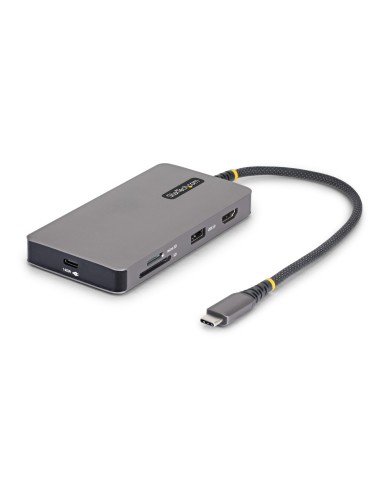 Adaptador Multipuertos USB-C - Mini Dock Tipo C para Portátiles Dell, HP y Lenovo - HDMI 4K 60Hz - PD 140W - Hub USB 10Gbps - Gb