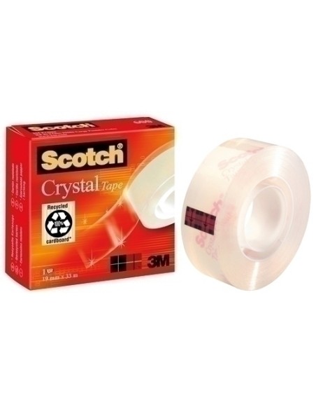 CINTA ADHESIVA SCOTCH CRYST.33x19 600/1933