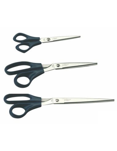 T2100 tijera de escritorio y manualidades Tijeras de oficina Corte recto Negro, Plata T2100