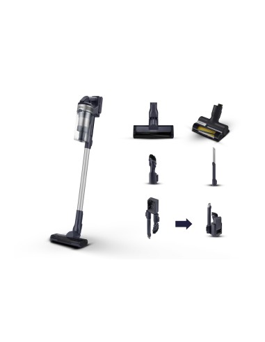 VS15A60AGR5 Aspiradora escoba Batería Secar Sin bolsa 0,8 L 410 W Negro, Plata
