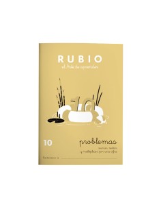 CUADERNO RUBIO A5 OPERAC.y PROBLEMAS 10 - Pack de 10 unidades P10