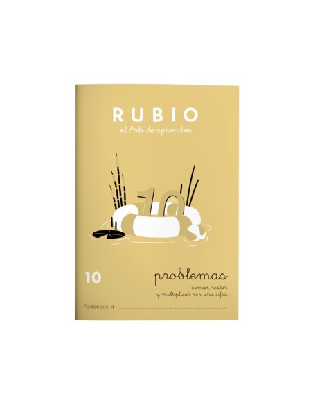 CUADERNO RUBIO A5 OPERAC.y PROBLEMAS 10 - Pack de 10 unidades P10