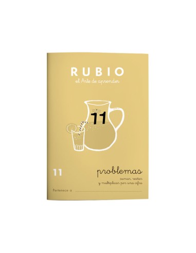 CUADERNO RUBIO A5 OPERAC.y PROBLEMAS 11 - Pack de 10 unidades P11