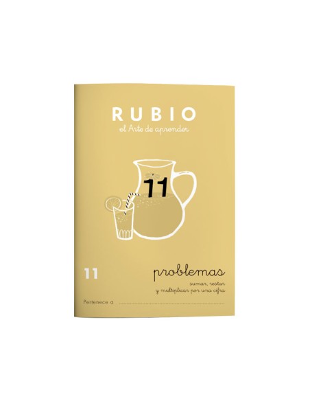 CUADERNO RUBIO A5 OPERAC.y PROBLEMAS 11 - Pack de 10 unidades P11