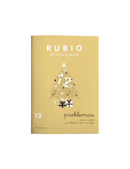 CUADERNO RUBIO A5 OPERAC.y PROBLEMAS 12 - Pack de 1 unidades P12
