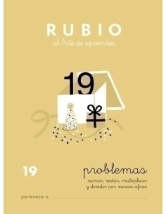 CUADERNO RUBIO A5 OPERAC.y PROBLEMAS 19 - Pack de 10 unidades P19