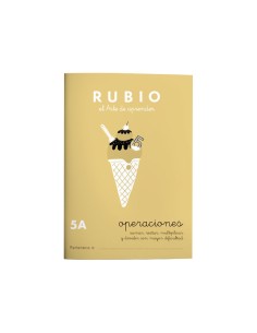 CUADERNO RUBIO A5 OPERAC.y PROBLEMAS  5A - Pack de 10 unidades P5A