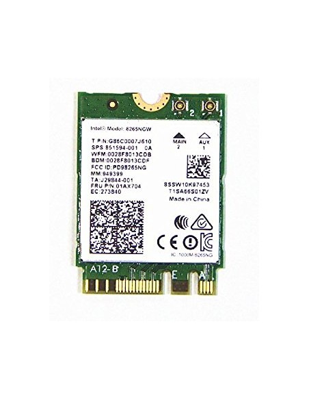 8265.NGWMG adaptador y tarjeta de red Interno WLAN 867 Mbit/s