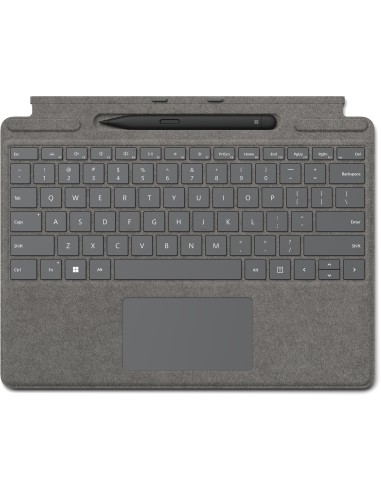 Surface Pro Signature Keyboard w/ Slim Pen 2 Microsoft Cover port Platino