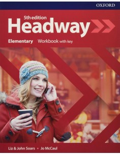 HEADWAY ELEMENTARY WORKBOOK WITH KEY FIFTH EDITION