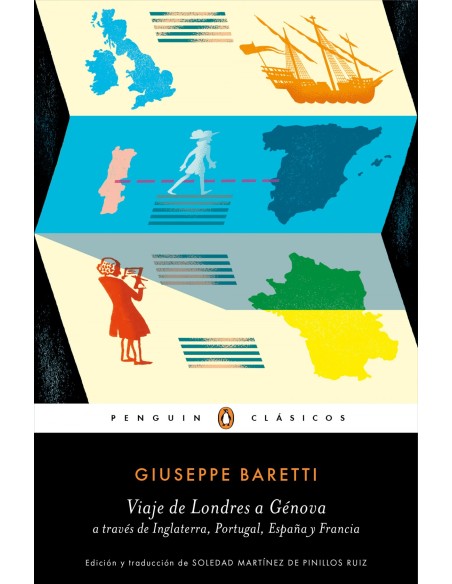 VIAJE DE LONDRES A GENOVA A TRAVES DE INGLATERRA PORTUGAL ESPANA Y FRANCIA