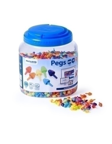 BOTE DE 2600 PEGS DE 10mm