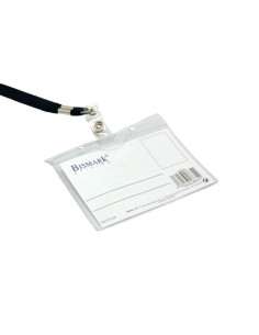C. 25 TARJETA IDENTIFICACION BISMARK 11.5X90MM NEG