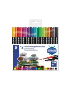 3187 marcador permanente Multicolor 18 pieza(s)