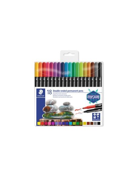 3187 marcador permanente Multicolor 18 pieza(s)