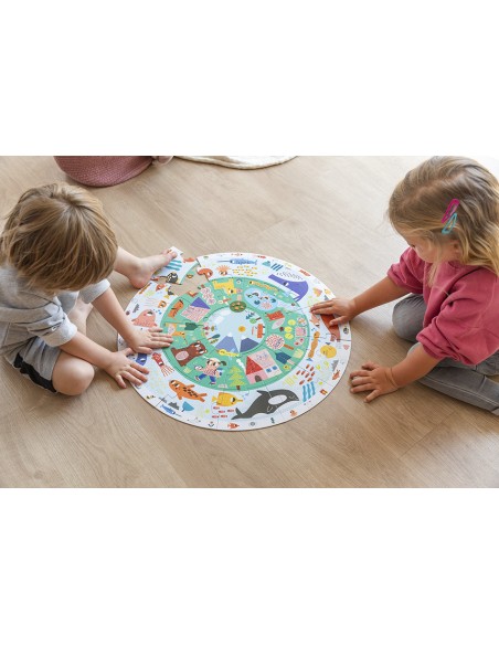  Puzzle xxl descubre animales ( 25 piezas) 