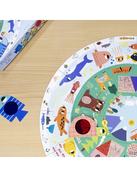  Puzzle xxl descubre animales ( 25 piezas) 