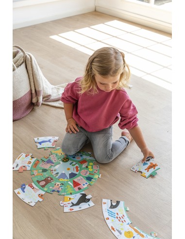  Puzzle xxl descubre animales ( 25 piezas) 