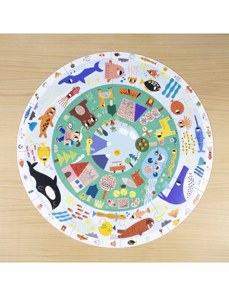  Puzzle xxl descubre animales ( 25 piezas) 