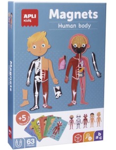 MAGNETICO 63 PIEZAS EL CUERPO HUMANO