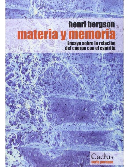 MATERIA Y MEMORIA