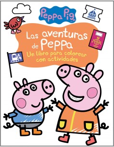 Las aventuras de Peppa Actividades para colorear
