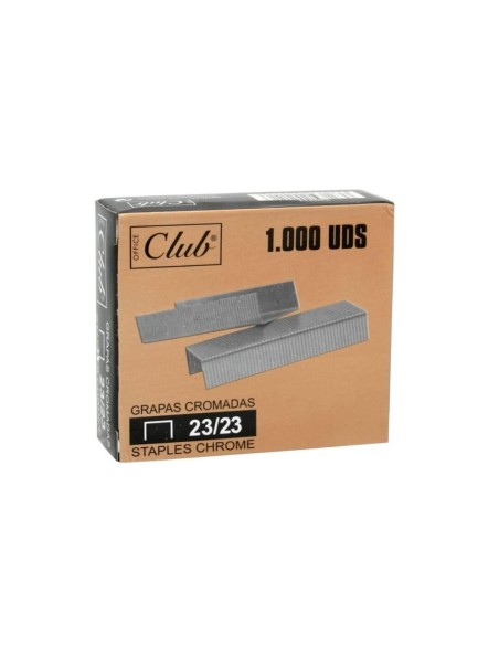 CAJA 1000 GRAPAS OFFICE CLUB 23/23 GALVANIZADAS