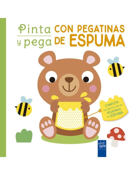 Pinta y pega con pegatinas de espuma Verde