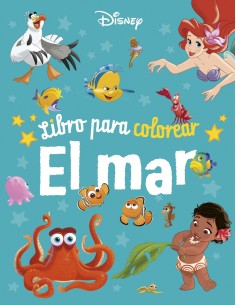 Disney Libro para colorear El mar