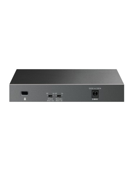 LiteWave LS106LP switch No administrado Fast Ethernet (10/100) Energía sobre Ethernet (PoE) Negro