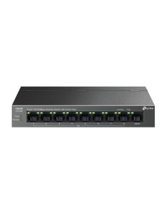 LiteWave LS109P switch No administrado Fast Ethernet (10/100) Energía sobre Ethernet (PoE) Negro