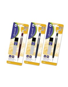 BISMARK PORTAMINAS CON MINAS 0,5MM BLISTER COLORES SURTIDOS