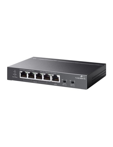 TL-SG1005P-PD switch Gigabit Ethernet (10/100/1000) Energía sobre Ethernet (PoE) Negro