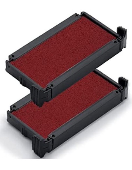 PACK 2 ALMOHADILLA PARA SELLO 4911 COLOR ROJO