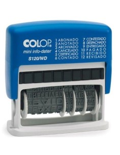 SELLO FECHADOR AUTOMATICO 120WD PALABRA FECHA 4MM