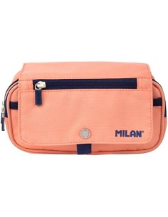 ESTUCHE CUADRUPLE CON SOLAPA 1918 ROSA