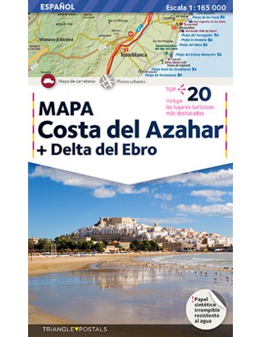 Costa del Azahar Delta del Ebro mapa