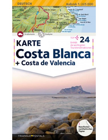 Costa Blanca map