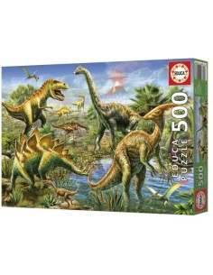 PUZZLE 500 PIEZAS PATIO JURASICO