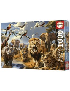 PUZZLE 1000 PIEZAS ANIMALES SALVAJES