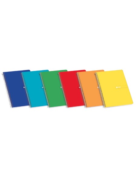 100430113 cuaderno y block 80 hojas Colores surtidos 100430113 Pack 10