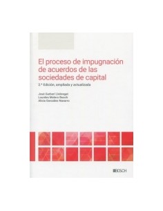 PROCESO DE IMPUGNACION DE ACUERDOS DE LAS SOCIEDADES DE CAPITAL