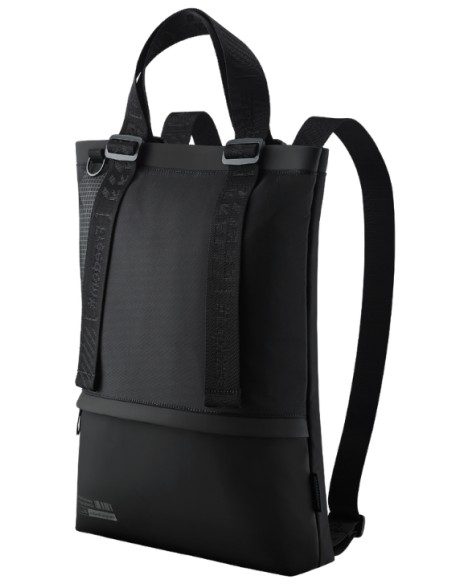 Vivobook 3-in-1 Bag mochila Mochila de senderismo Negro Cuero, Poliéster