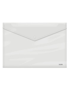 SOBRES POLIPROPILENO BROCHE TRANSPARENTE A3 APAISADO 438X320 DOHE 91490 Pack 10