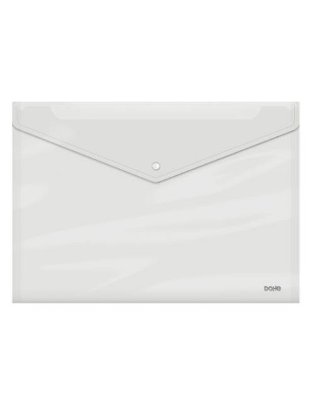 SOBRES POLIPROPILENO BROCHE TRANSPARENTE A3 APAISADO 438X320 DOHE 91490 Pack 10
