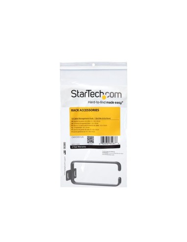 Anilla Pasacables en D Vertical 1U para Gestión de Cableado en Armarios Racks - Guiacables 4,5x10cm