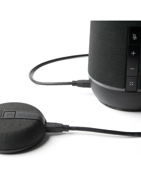 Micrófono de expansión para Meeting Owl 4+ y Meeting Owl 3: amplíe el alcance del audio en espacios más grandes en 8 pies (2,5 