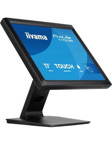 ProLite T1731SR-B2S pantalla para PC 43,2 cm (17") 1280 x 1024 Pixeles SXGA LCD Pantalla táctil Mesa Negro