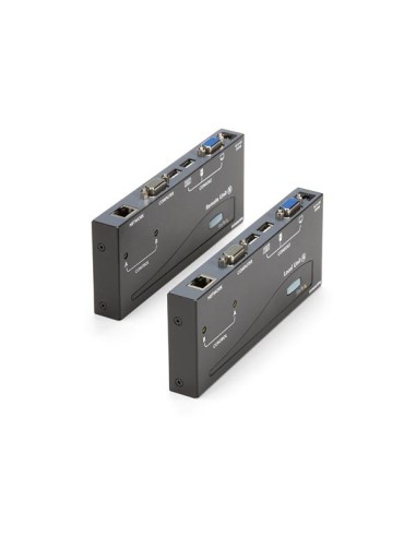 Extensor de Consola KVM por Cat 5 Ethernet (150m) con USB y Vídeo VGA