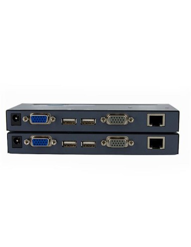Extensor de Consola KVM por Cat 5 Ethernet (150m) con USB y Vídeo VGA